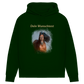 Personalisierter Hoodie für Damen mit Foto – Aquarell Motiv