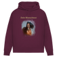 Personalisierter Hoodie für Damen mit Foto – Aquarell Motiv