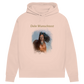 Personalisierter Hoodie für Damen mit Foto – Aquarell Motiv