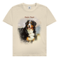 Personalisiertes Hunde T-Shirt für Herren mit Foto – Aquarell Motiv
