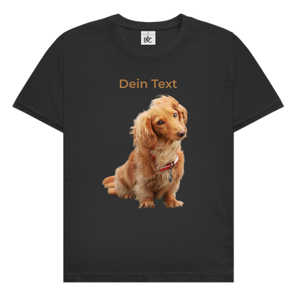 Hunde T-Shirt für Herren mit Foto – Hintergrund wird entfernt