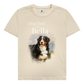 Personalisiertes Dog Dad T-Shirt mit deinem Hund | Foto Aquarell Shirt für Herren