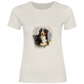 Personalisiertes Dog Mom T-Shirt mit deinem Hund  | Foto Aquarell Shirt für Damen