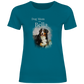 Personalisiertes Dog Mom T-Shirt mit deinem Hund  | Foto Aquarell Shirt für Damen