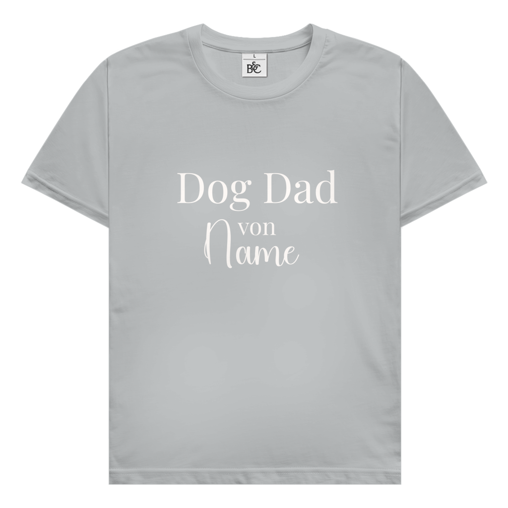 Personalisiertes Dog Dad  T-Shirt für Herren