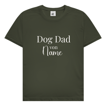 Personalisiertes Dog Dad  T-Shirt für Herren