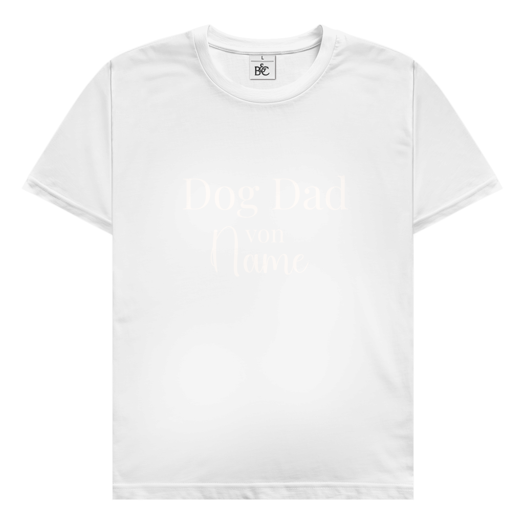 Personalisiertes Dog Dad  T-Shirt für Herren