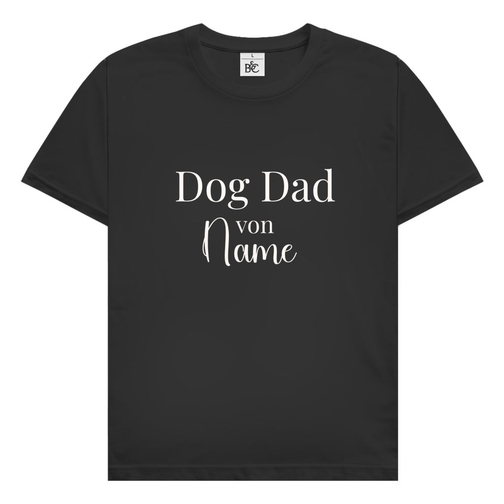 Personalisiertes Dog Dad  T-Shirt für Herren