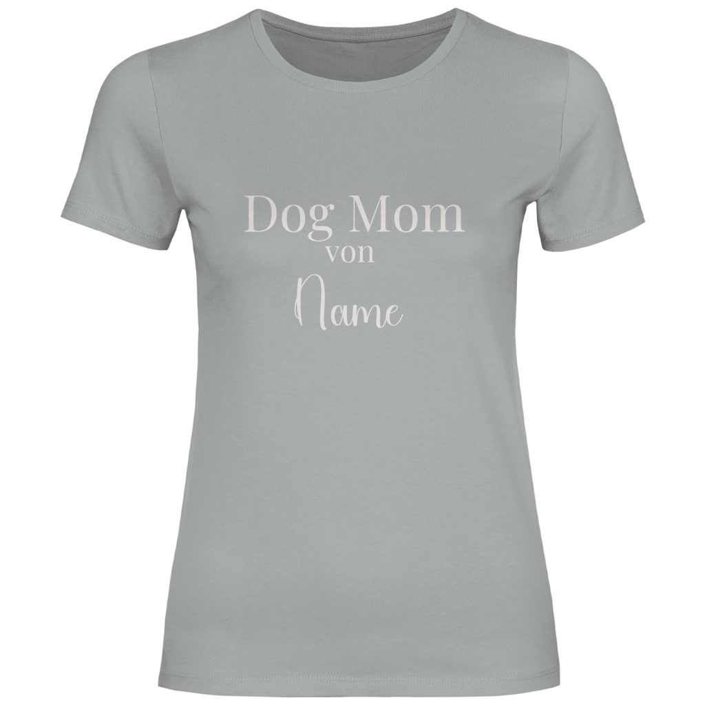 Personalisiertes Dog Mom T-Shirt für Damen