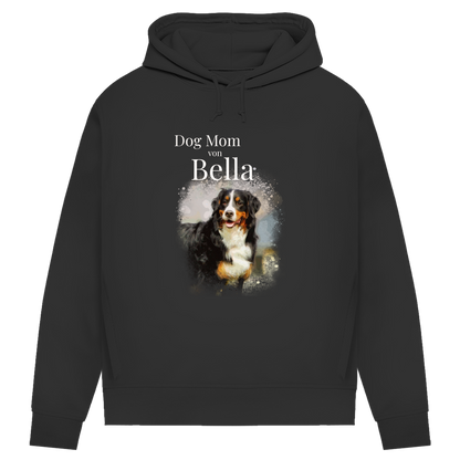 Personalisiertes Dog Mom Hoodie mit deinem Hund | Foto Aquarell Hoodie für Damen