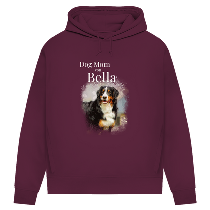 Personalisiertes Dog Mom Hoodie mit deinem Hund | Foto Aquarell Hoodie für Damen