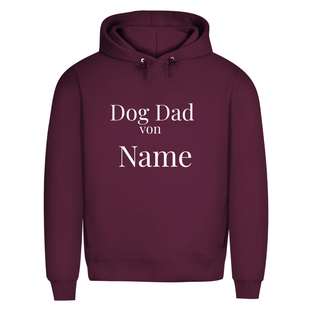 Personalisiertes Dog Dad Hoodie für Herren