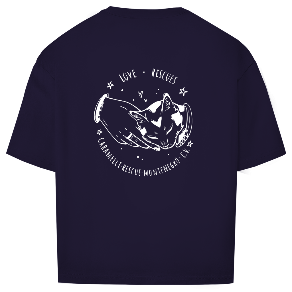 Love Rescues - Oversize T-Shirt - Unisex | Caramelli | Beidseitig