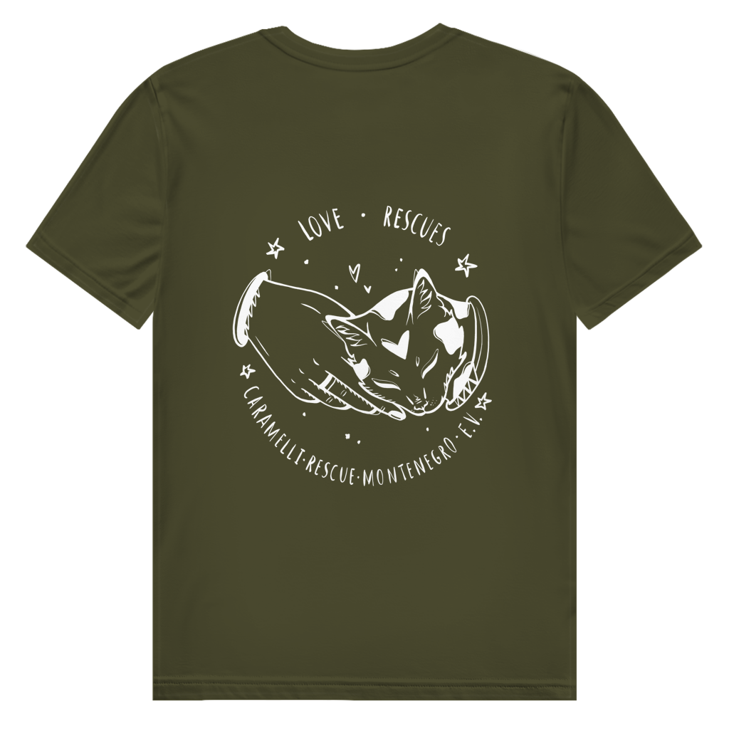 Love Rescues  - T-Shirt für Herren | Caramelli | Beidseitig
