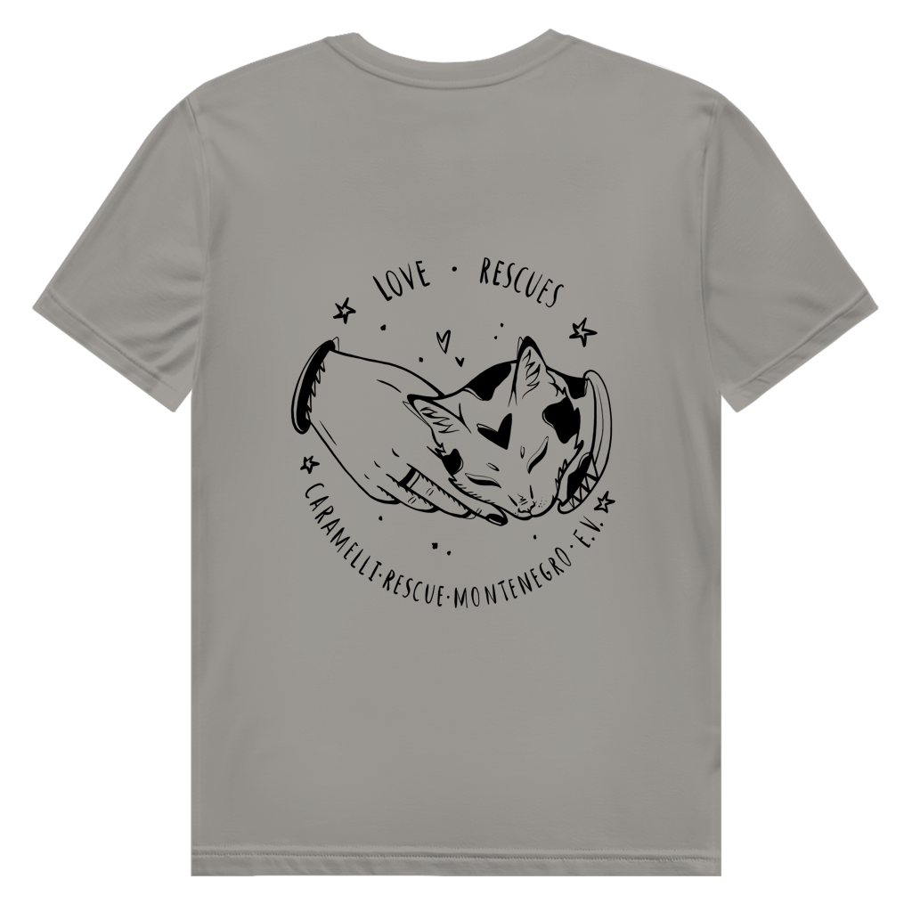 Love Rescues  - T-Shirt für Herren | Caramelli | Beidseitig