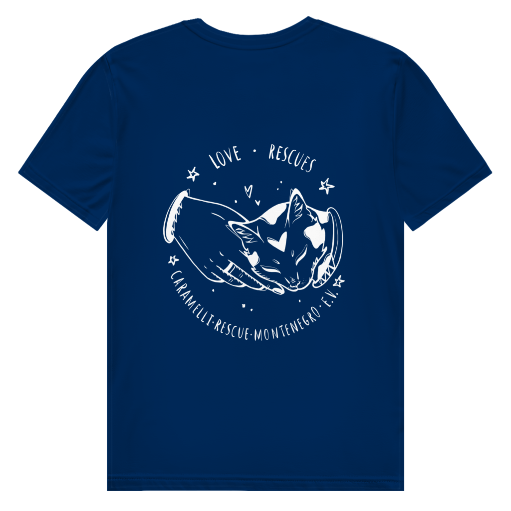 Love Rescues  - T-Shirt für Herren | Caramelli | Beidseitig