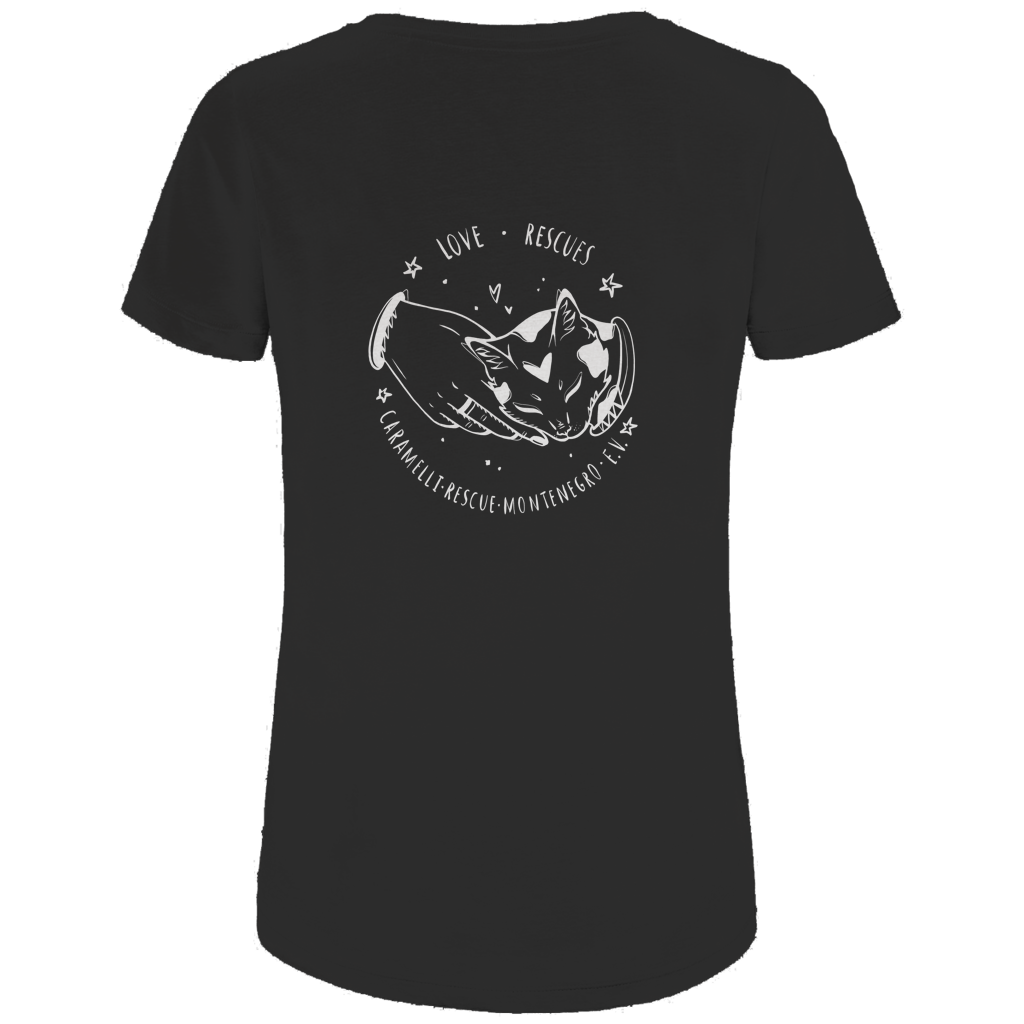 Love Rescues  - T-Shirt für Damen | Caramelli | Beidseitig