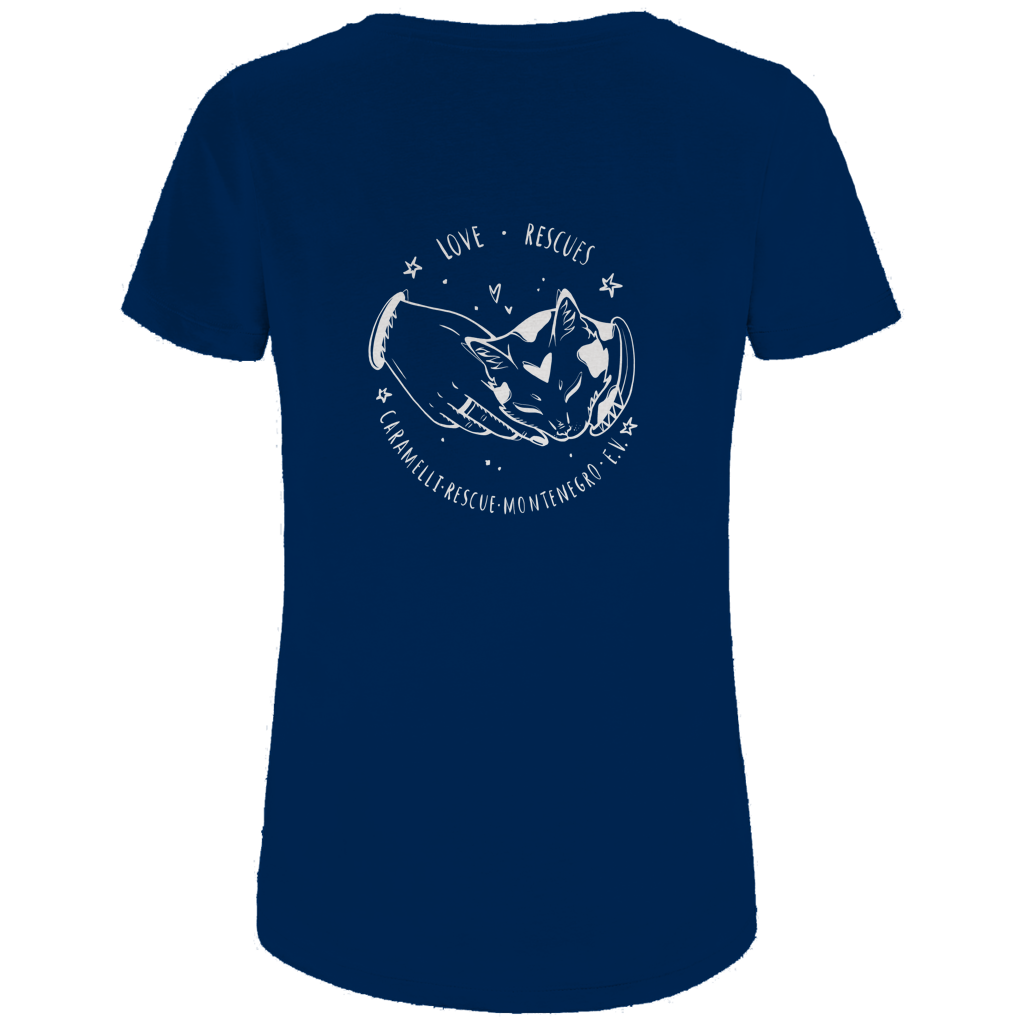 Love Rescues  - T-Shirt für Damen | Caramelli | Beidseitig