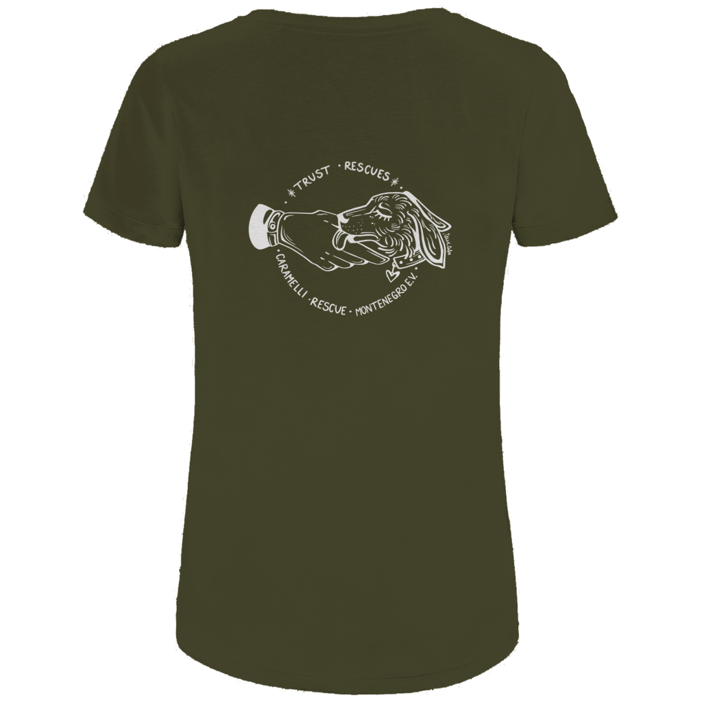 Trust Rescues - T-Shirt für Damen | Caramelli | Beidseitig