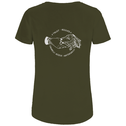 Trust Rescues - T-Shirt für Damen | Caramelli | Beidseitig
