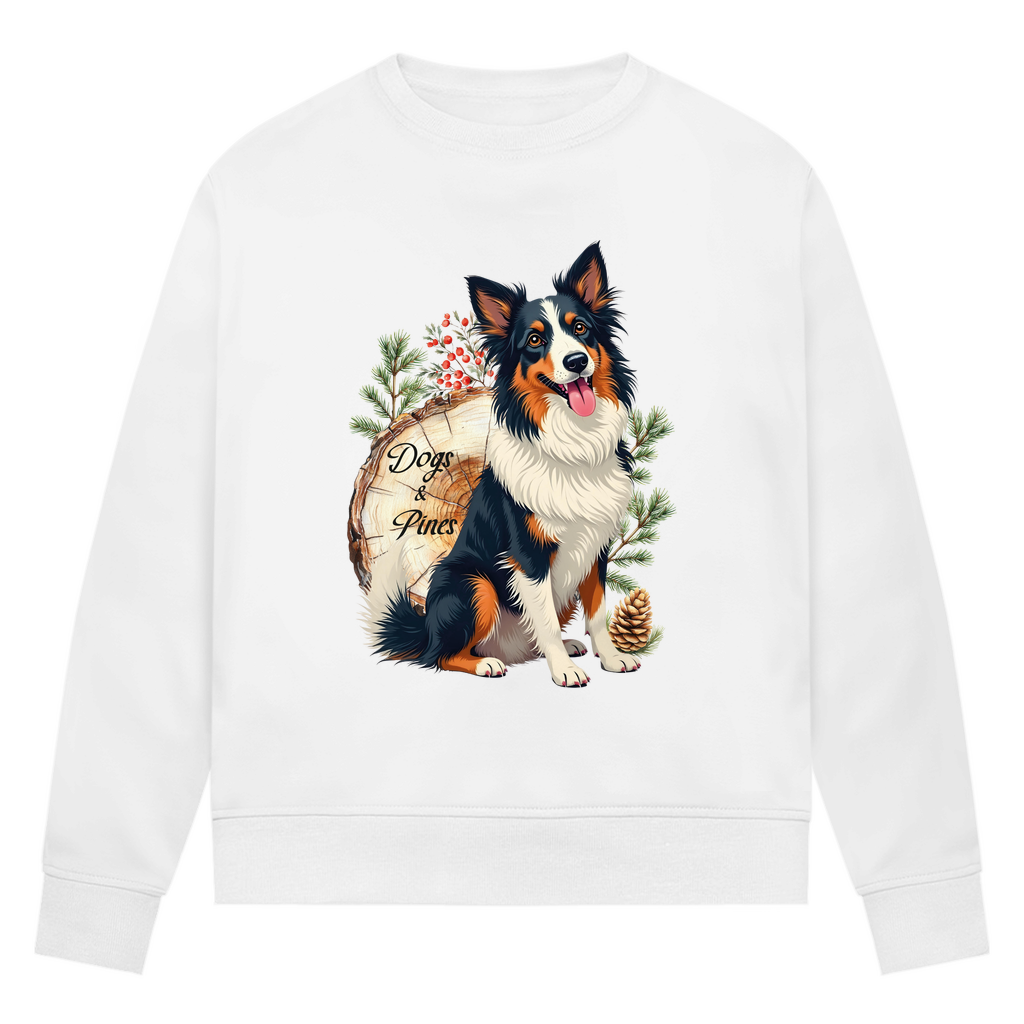 Dogs & Pines - Bio-Sweatshirt für Damen