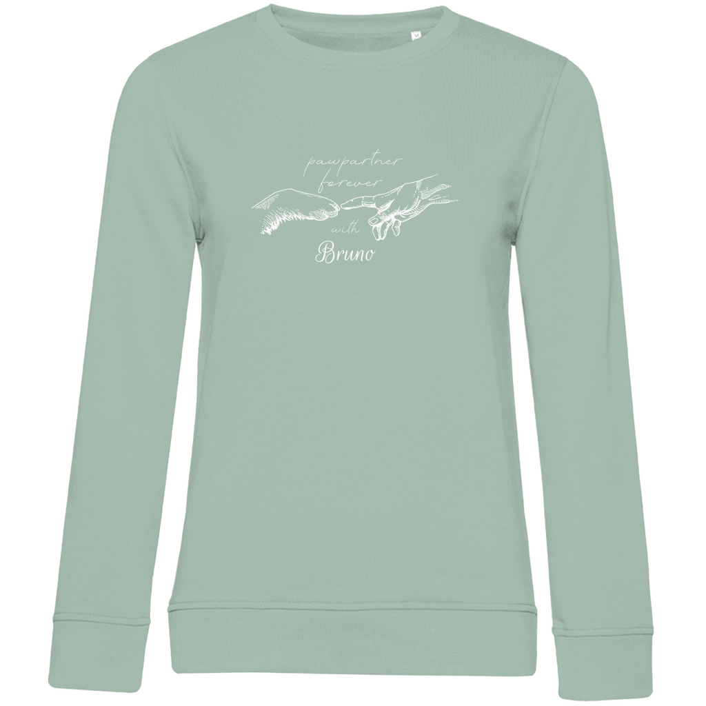 Paw Partner - Bio-Sweatshirt für Damen-Dein Wunschtext