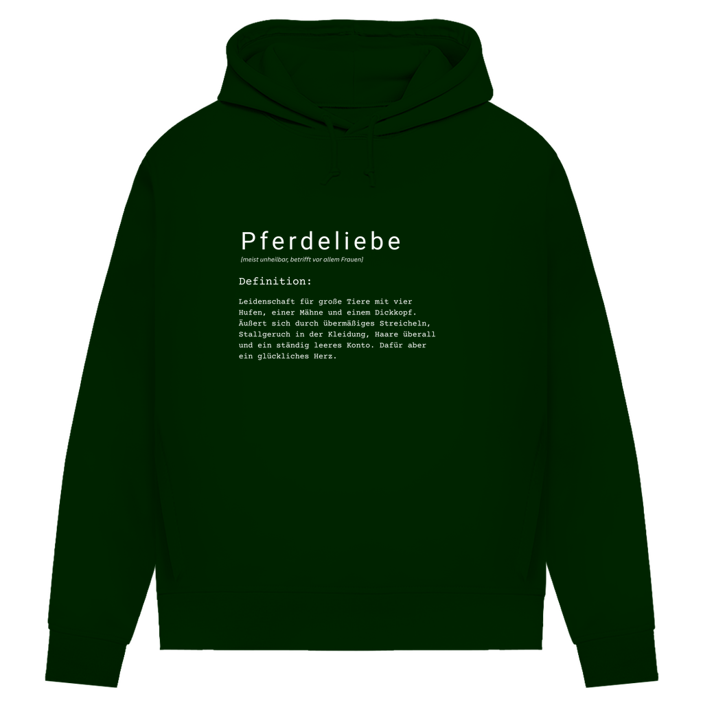 Pferdeliebe - Bio-Hoodie für Damen