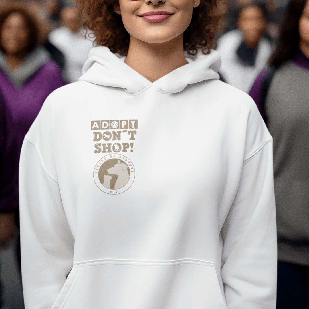 Strays of Streets Adopt Don´t Shop - Hoodie für Frauen