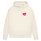 Pfötchen im Herz - Bio-Hoodie für Damen