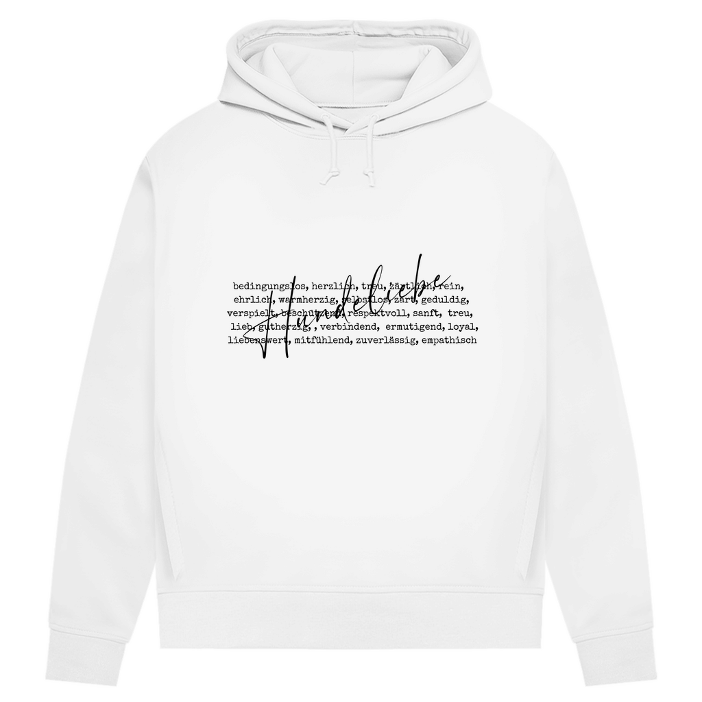 Hunde Liebe ist... - Bio-Hoodie für Damen