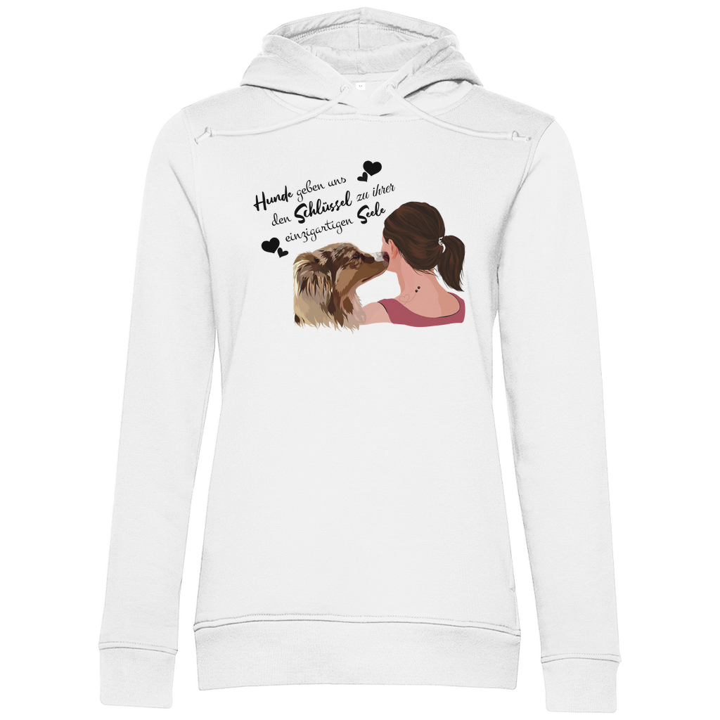 Schlüssel Zur Seele - Bio-Hoodie für Damen