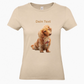 Hunde T-Shirt für Damen mit Foto – Hintergrund wird entfernt