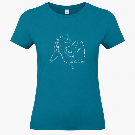 Wahre Liebe - T-Shirt für Damen-Dein Wunschtext