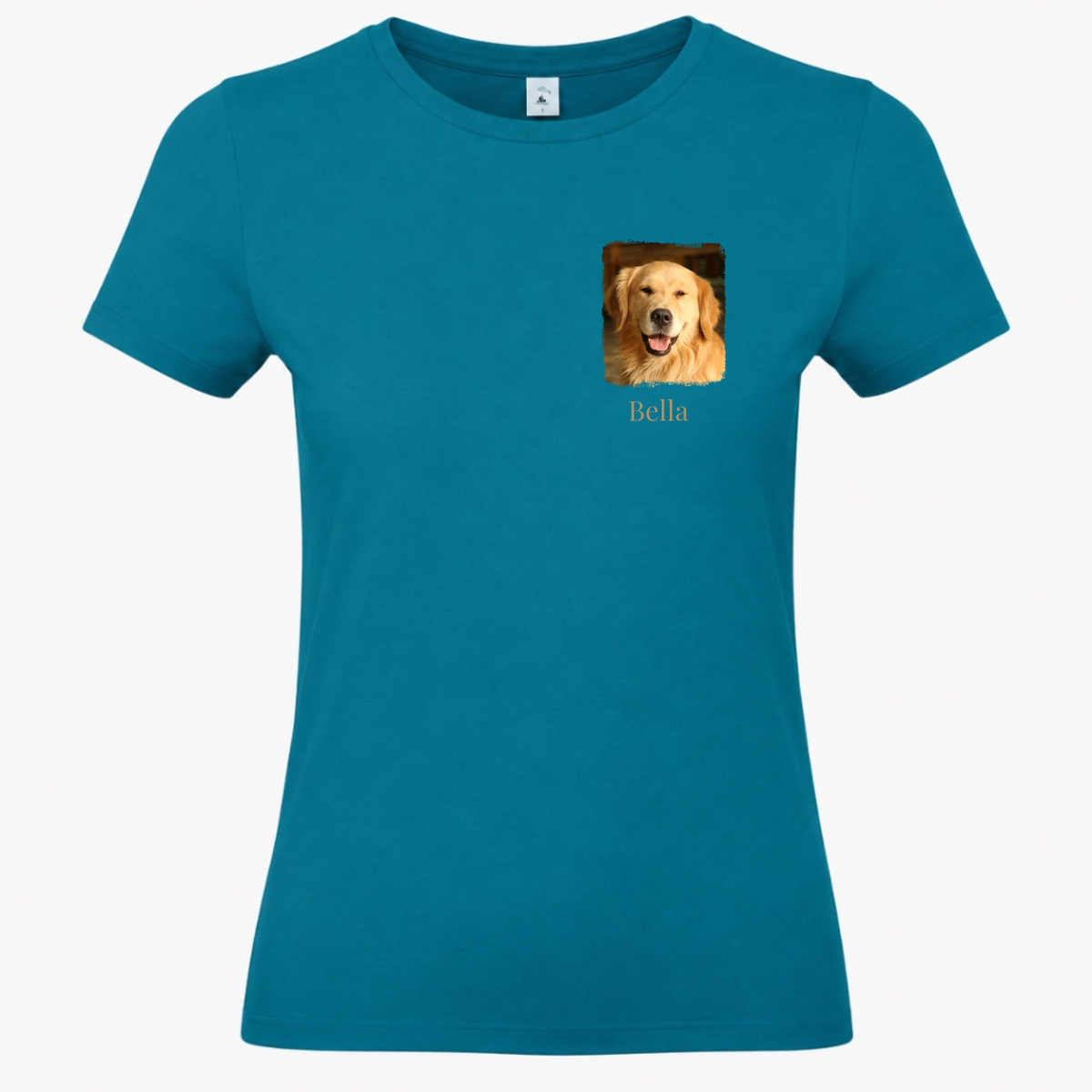 Hunde T-Shirt für Damen mit Foto & Name | Personalisiert