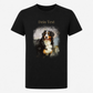 Herren T-Shirt mit Hundefoto & Name personalisiert