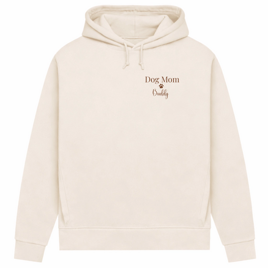 Personalisierter Dog Mom - Bio-Hoodie für Damen