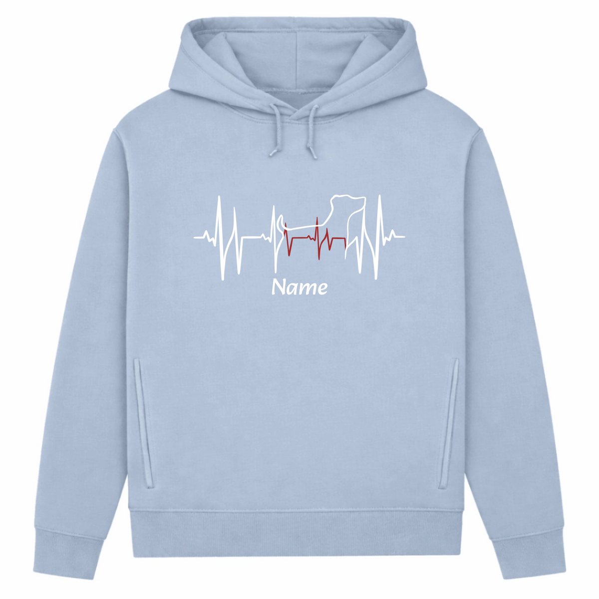 Lebenslinie- Bio-Hoodie für Damen | Personalisiert