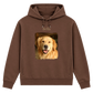 Personalisiertes Hunde Bio-Hoodie für Herren mit Foto