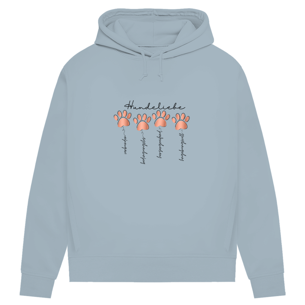 Hundeliebe - Bio-Hoodie für Damen