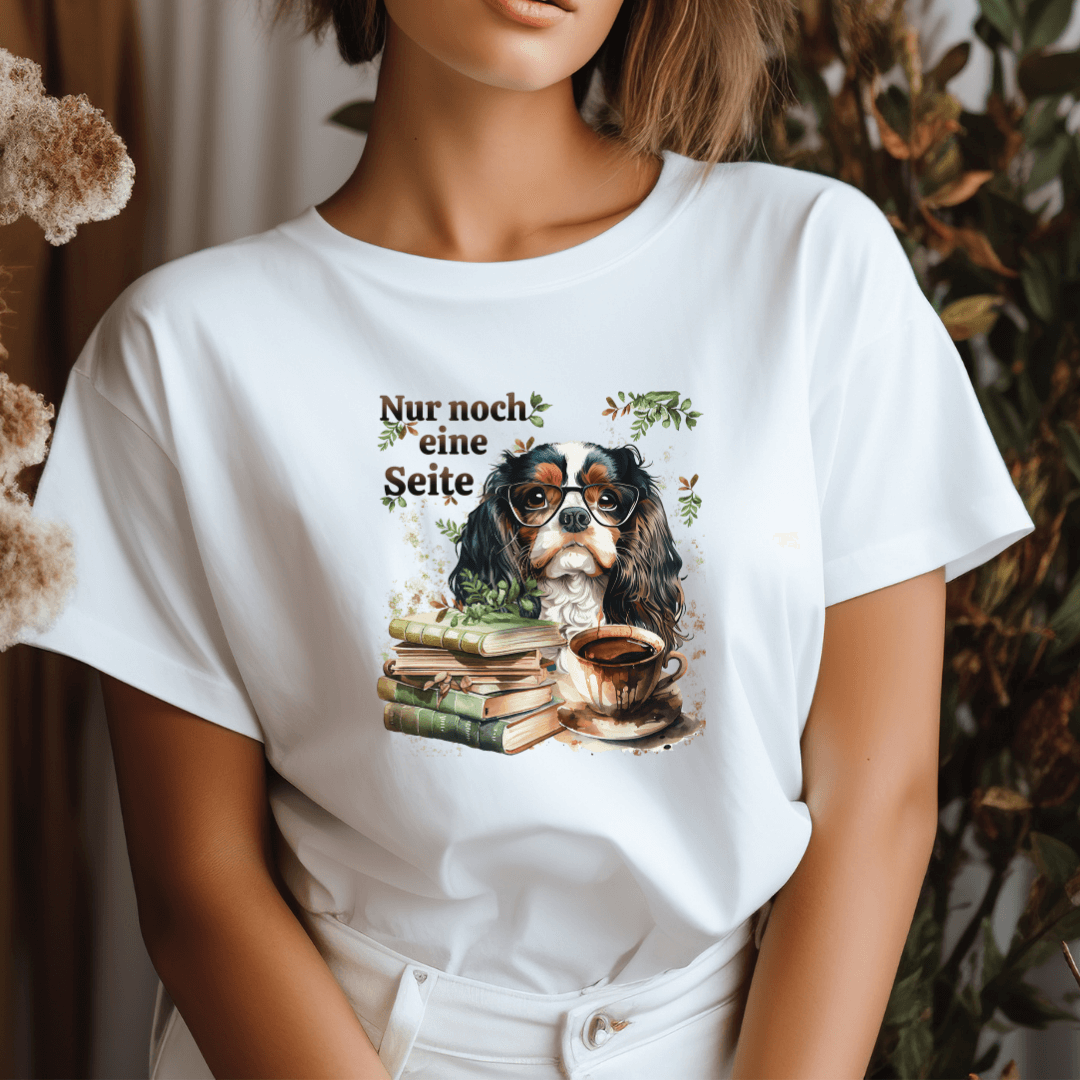 Bücherwurm - T-Shirt für Damen