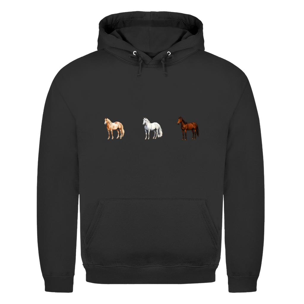Pferde Trio - Hoodie Unisex