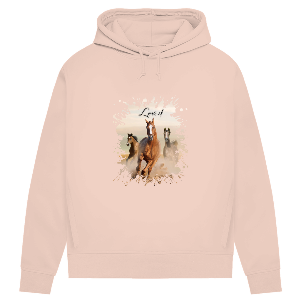 Pferdepower - Bio-Hoodie für Damen