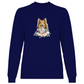 Flower Shetland Sheepdog - Sweatshirt für Damen