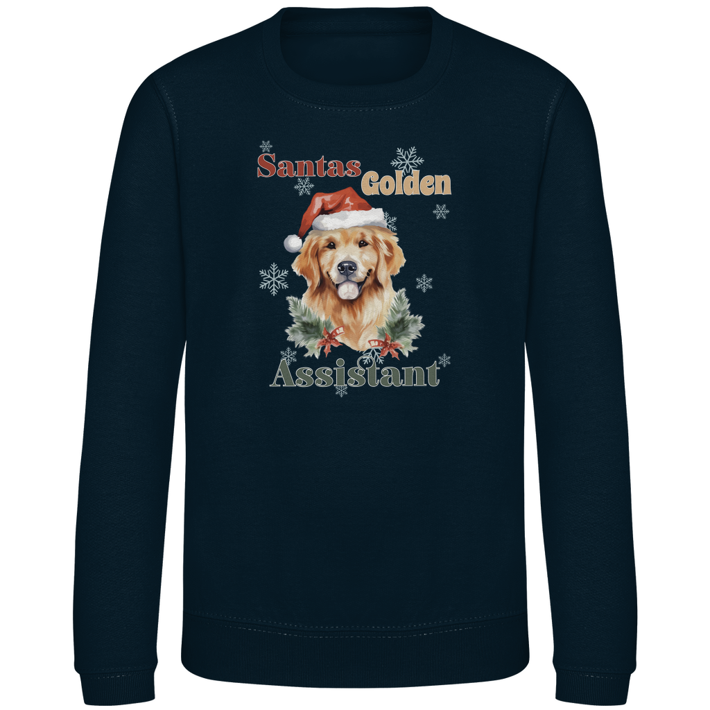 Santas Golden Assistant - Sweatshirt für Kinder