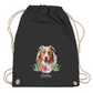 Flower Australian Shepherd - Turnbeutel - Dein Wunschtext