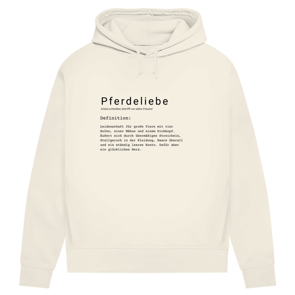 Pferdeliebe - Bio-Hoodie für Damen
