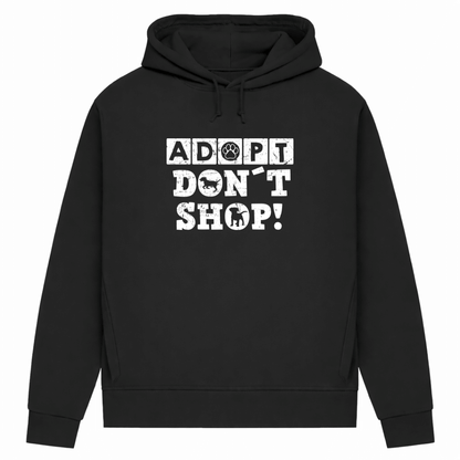 Adopt don't shop– Hoodie aus Bio-Baumwolle für Damen