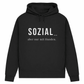 SOZIAL...  – Hoodie aus Bio-Baumwolle für Damen