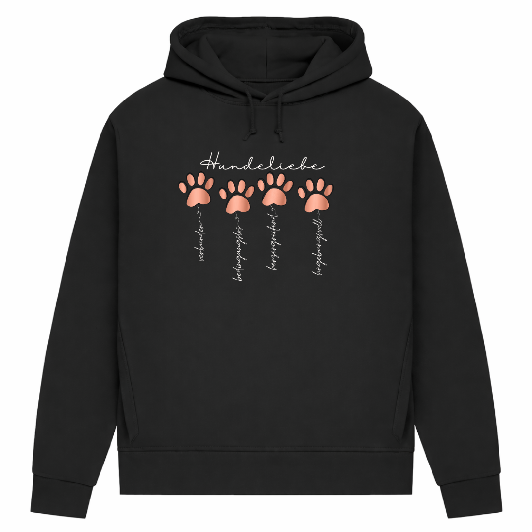 Hundeliebe – Hoodie aus Bio-Baumwolle für Damen