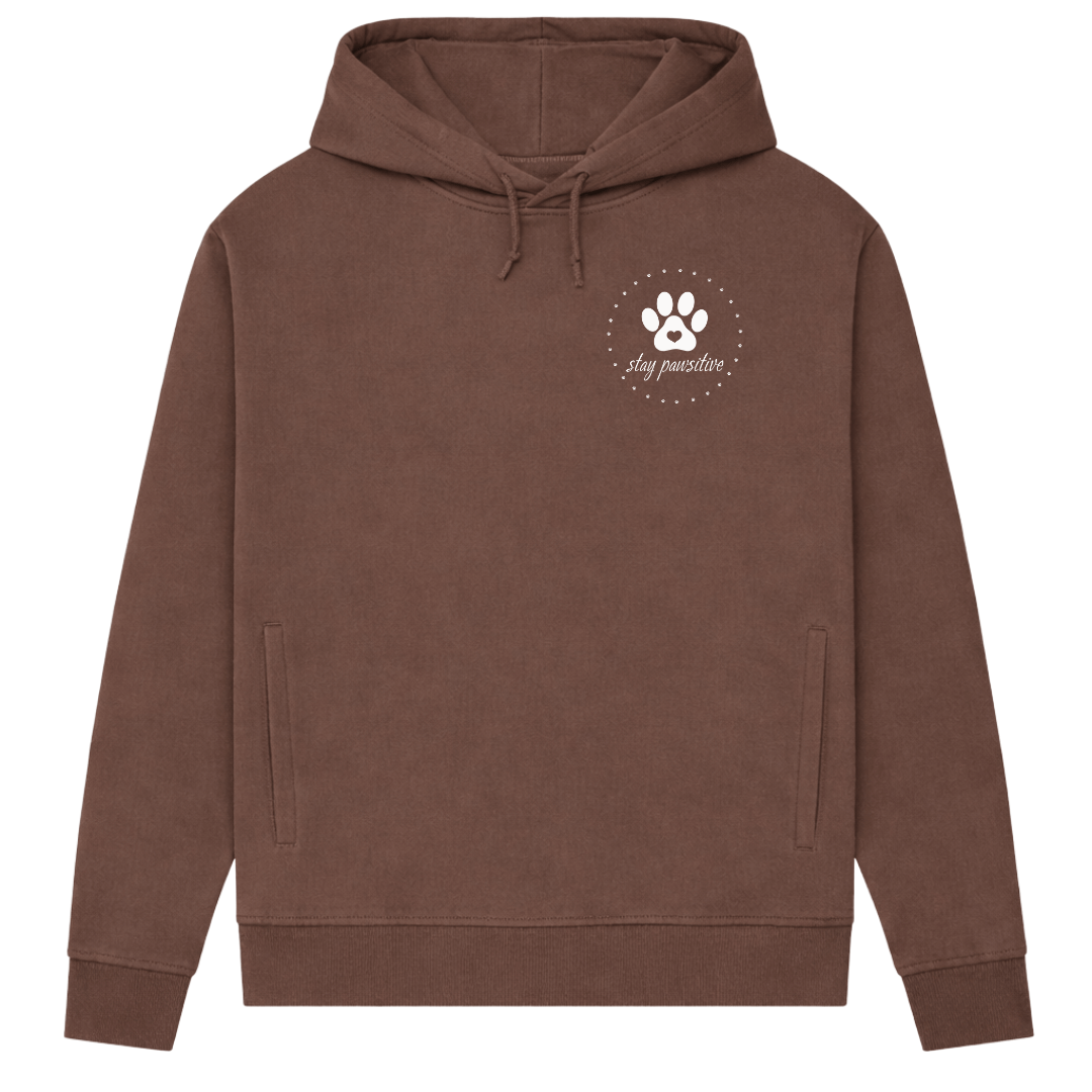Stay Pawsitive– Hoodie aus Bio-Baumwolle für Damen